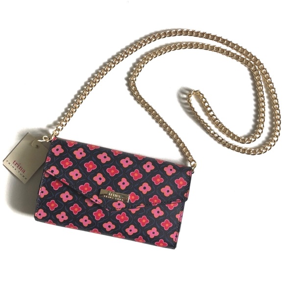 Trina Turk Pretty Flower Mini Phone-Case Crossbody - Picture 2 of 14